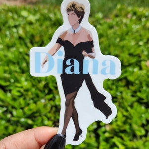 Princess Diana Revenge Dress Sticker for Water Bottles and Hydroflask. Laptop Decal. Motivational & Feminist Stickers.