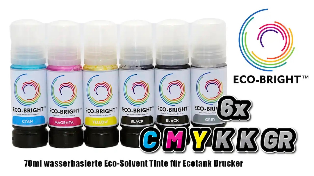 Compatible Epson 104 Cyan Refill Ink Bottle 70ml from Go Inks (1 Bottle)