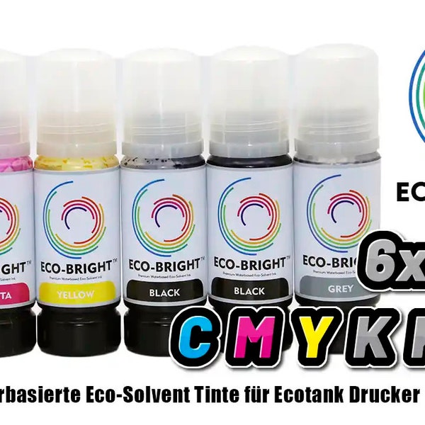 Encre éco-solvant Eco-Bright pour imprimantes Ecotank