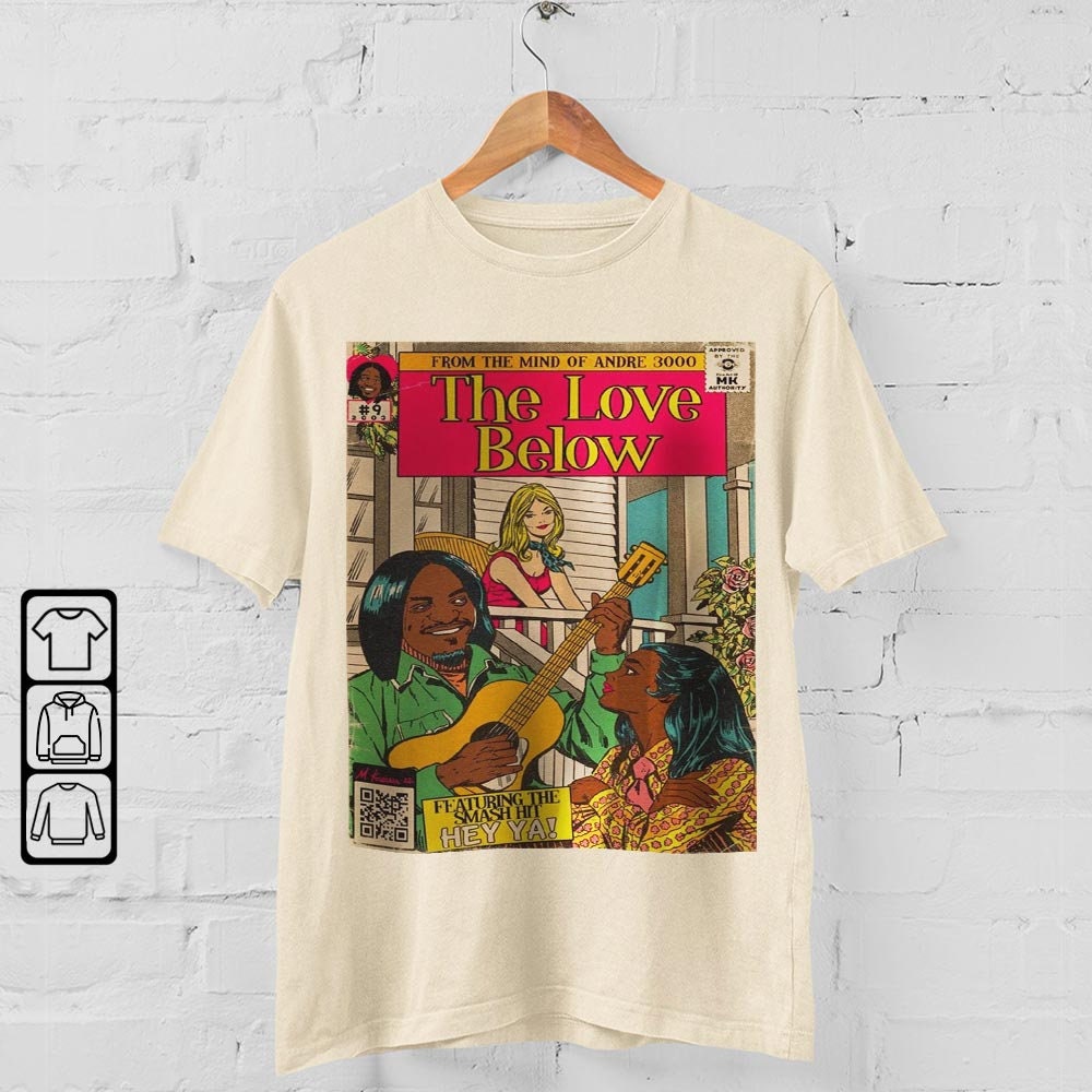 Discover OutKast Andre 3000 The Love Below Comic Art Book  T-Shirt