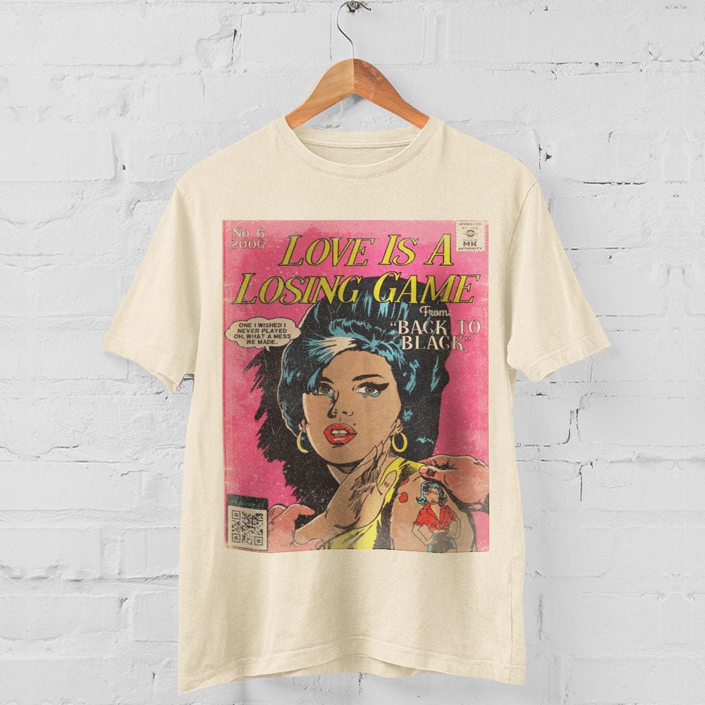 Discover Amy Winehouse Love Is A Losing Game Shirt