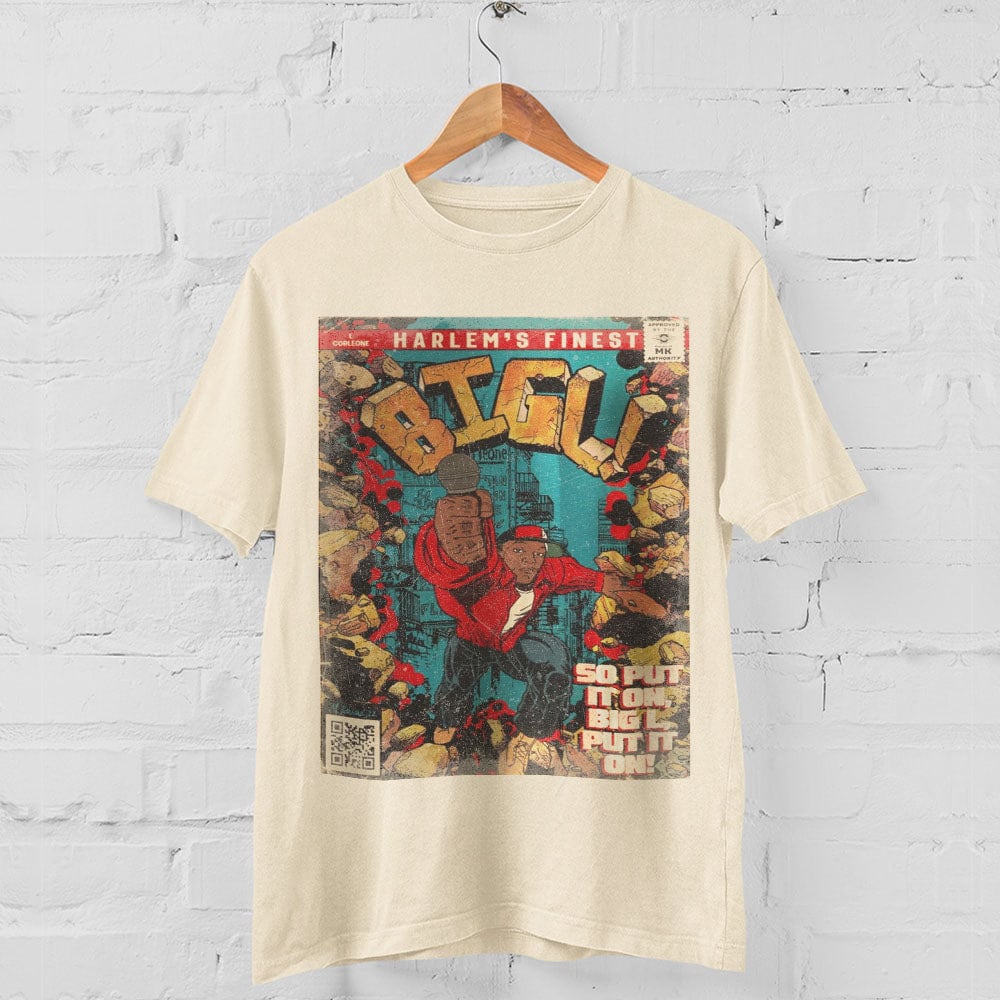 Discover Big L Put It On Shirt Vintage Hip Hop 90s Retro Graphic Tee C
