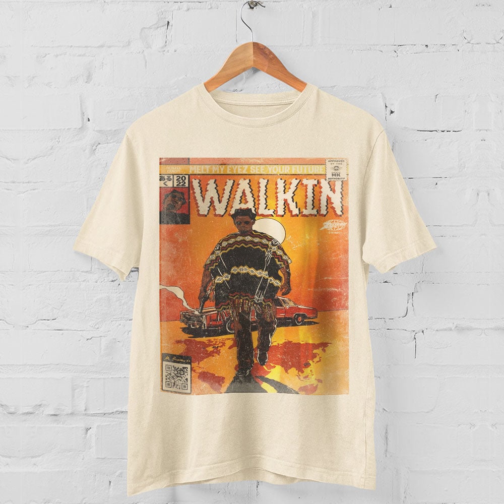 Discover Denzel Curry Walkin Shirt Vintage Hip Hop 90s Retro Graphic Tee