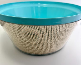 1960年代のラフィアウェア - 大型サービングボウル