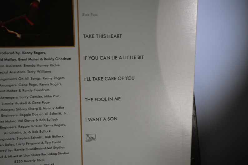 Love Will Turn You Around Kenny Rogers LP Vintage Album Etsy