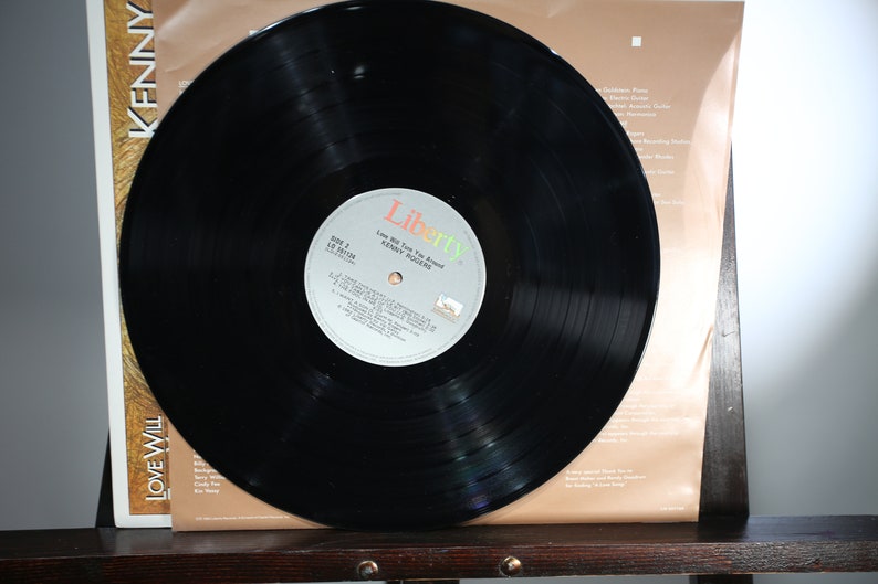 Love Will Turn You Around Kenny Rogers LP Vintage Album Etsy