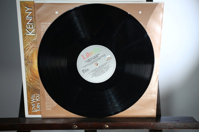 Love Will Turn You Around Kenny Rogers LP Vintage Album Etsy