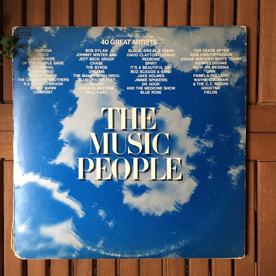 Vinyl Record the Music People LP Album 40 Artists Performance Etsy