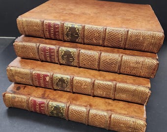 1752,  Conyers Middleton Miscellaneous Works Full Leather Bound, Richard Manby