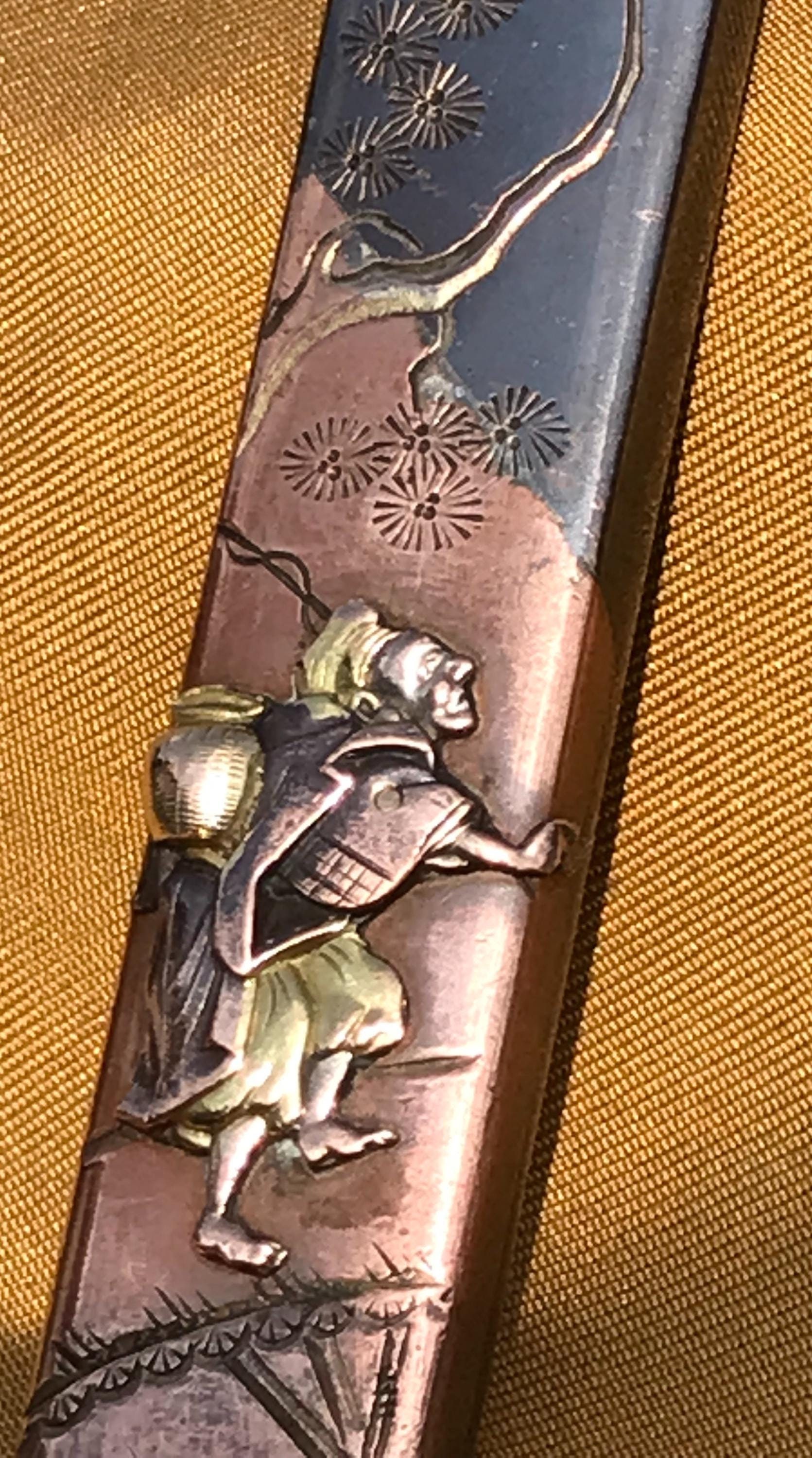 ⭐️カメリア⭐️トルコ製　シャムシール装飾刀　置物 Japanese Kozuka - Etsy Canada