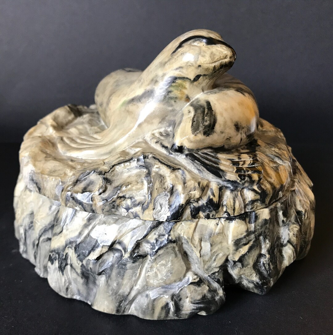 Thorn arts  ソープストーン 熊　置物　カナダ イヌイット 石彫 | ROOMS