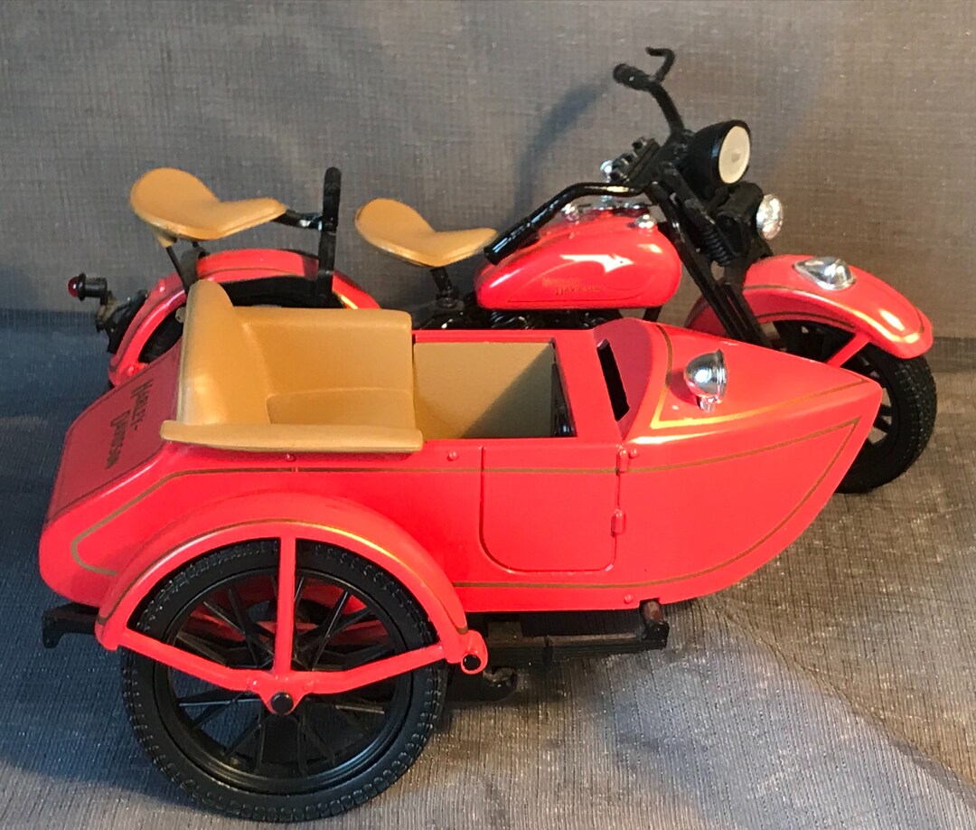 LE Harley Davidson 1933 Motorcyle/sidecar Coin Bank W/cert/ - Etsy Canada