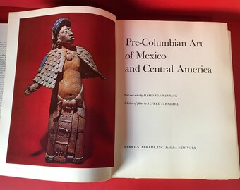 Winning, Hasso Von - Hardcover Book Pre-Columbian Art 1968, 595 Illustrations Abrams Art Book