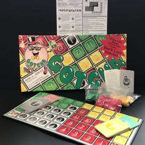Gotcha - Juego de mesa tipo bingo (Roset by Reid Jewelers), Alberta, Canadá. Edición muy limitada para coleccionistas. Para 2 jugadores o equipos. Para niños y familias.