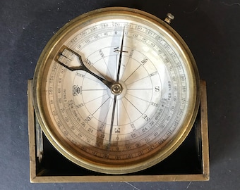 Rare Brass Navy Compass by AG Thornton Ltd., Manchester