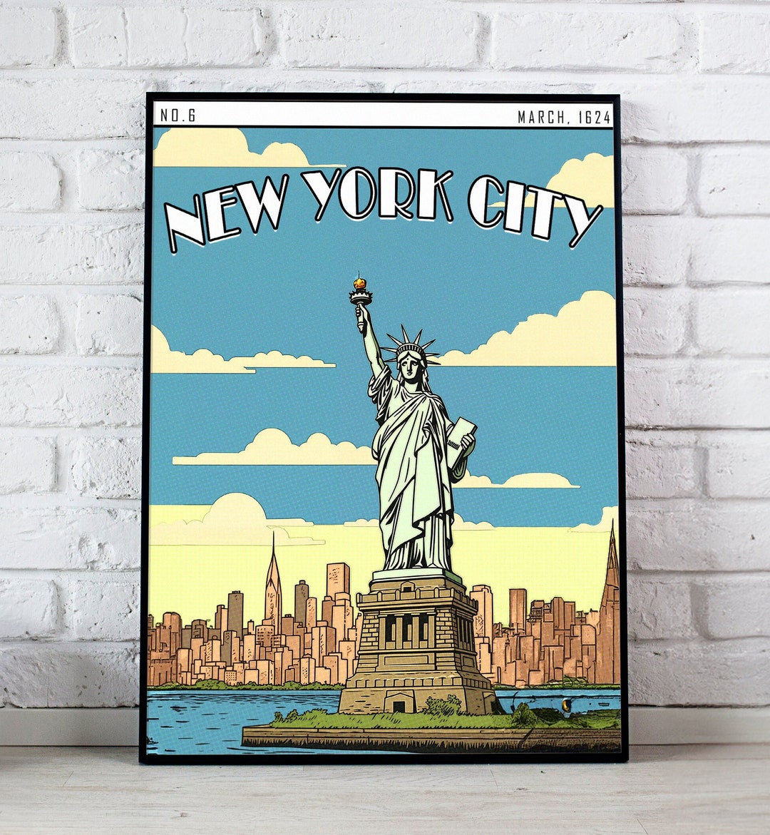 NYC Wall Art, Empire State Building Poster, New York City Poster ...