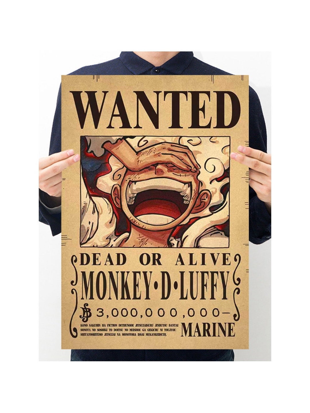 One Piece Wanted Poster Luffy