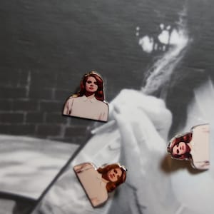 Lana Del Rey UV Resin Enamel Pin