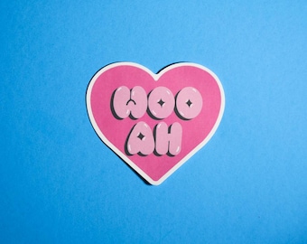 Kim Petras "Woo Ah" Sticker | Pop Perfection Decal for Laptop, Phone, and More!