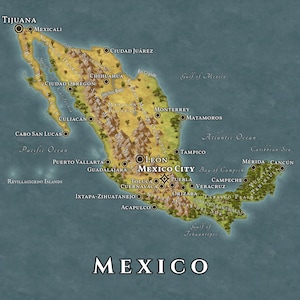 D&D Real Life Karte - Mexiko