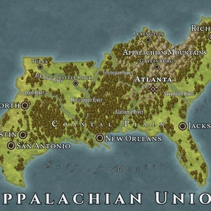 Custom Fantasy Map: Städte, Länder, Regionen! Eine personalisierte Karte | Druckfertig | Druckbare Wandkunst | Digitaler Download!