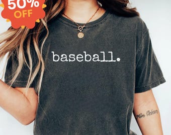 Retro Baseball Game Day Shirt – Women’s Sports Mom Tee, Baseball Lover Gift
