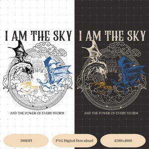 Retro Basgiath War College Png, Fourth Wing Merch, Violet Sorrengail, Dragon Riders Quadrant, Book Reader Gift, Onyx Storm Png, I am The Sky