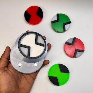 Omnitrix ウェアラブルバッジ - ベン10 配管工バッジ 3Dプリントレプリカ