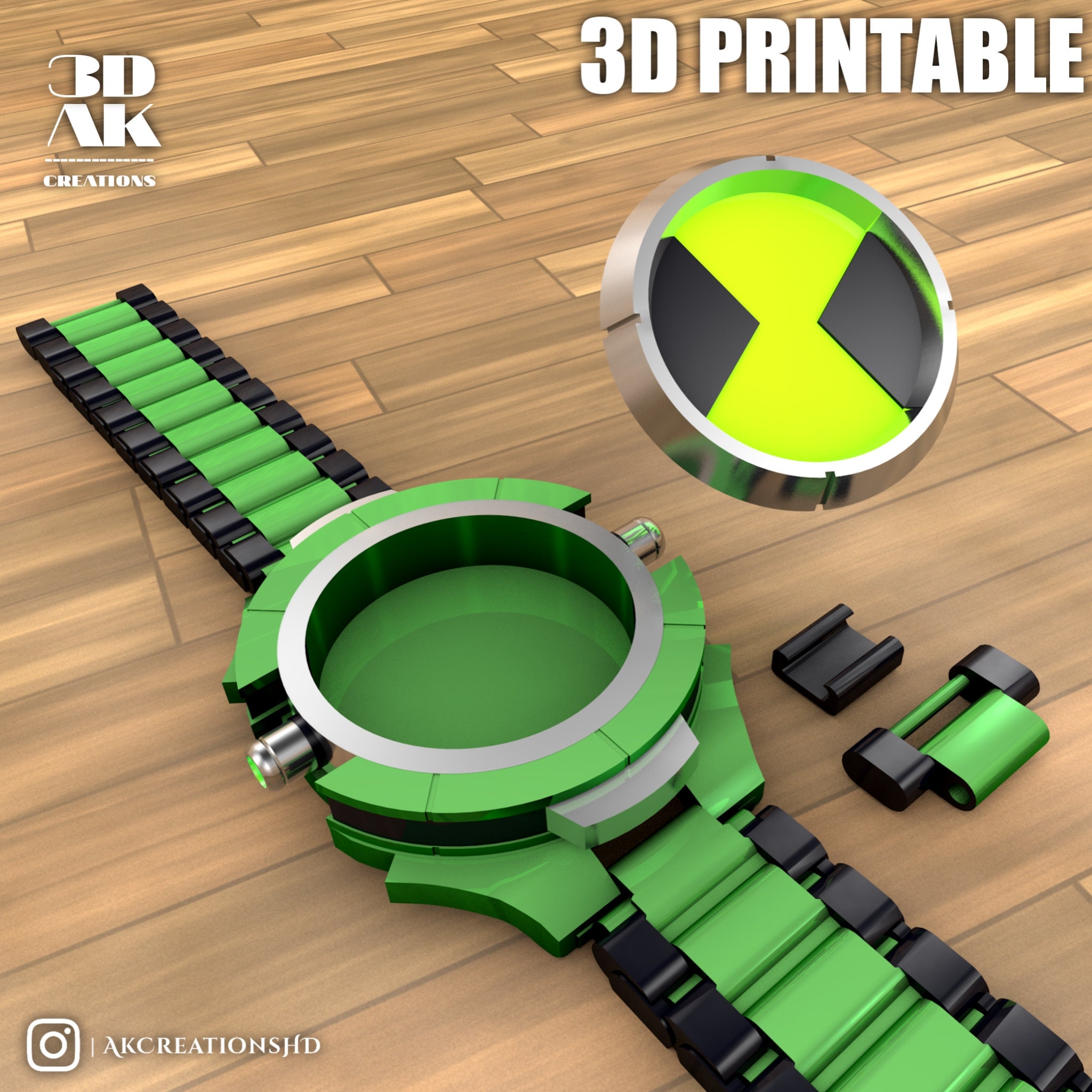 Omnitrix slim Variant Flexible Strap digital Download Etsy