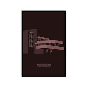 Digital Print of Falling Water by Frank Lloyd Wright