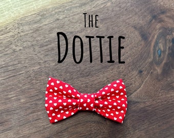 Dog bow tie, cat bowtie, bow for cat, dog bowtie, pet bowtie, pet bow tie, The Dottie - The Bow Tie
