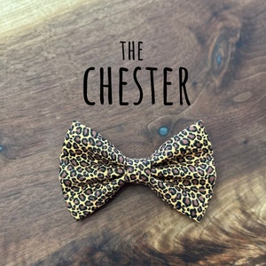 Hundefliege, Katzenfliege, Schleife für Katze, Hundefliege, Haustierfliege, Haustierfliege, Leopardenfliege, The Chester - The Bow Tie