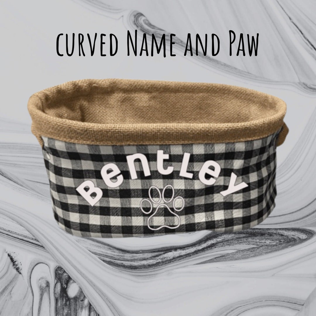 Pet Toy Basket, Dog Toy Crate, Personalized Toy Basket, Cat Toy Box