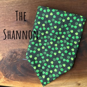 Dog bandana St. Patrick&#39;s Day, st. pattys dog bandana, over the collar bandana, The Shannon - The over the collar bandana