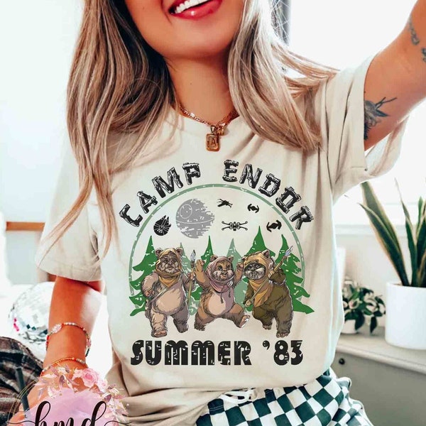 Star Wars Ewoks Protect Our Forests Summer Camp T-shirt, Wicket Ewok Endor Nub Nub Tee, Hollywood Studios Galaxy's Edge Family Trip