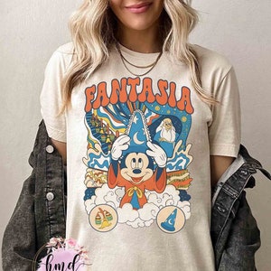 Vintage Fantasia Sorcerer Mickey Mouse Shirt, Disney Magic Wizard Stay Magical Tee, Fantasmic Show Disneyland Park 2024 Family Vacation Trip