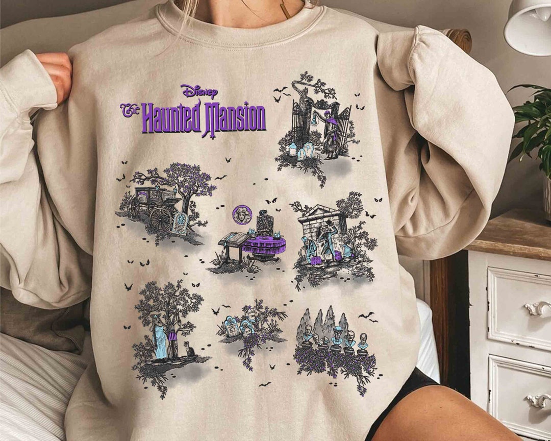 Disney Hitchhiking Ghosts Madame Leota Hatbox Ghost Shirt Etsy