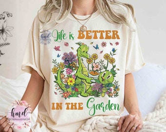 Disney Figment & Orange Bird Life is Better in The Garden Shirt, Vintage Epcot Flower And Garden Festival 2024 Tee, Disneyland Family Gift