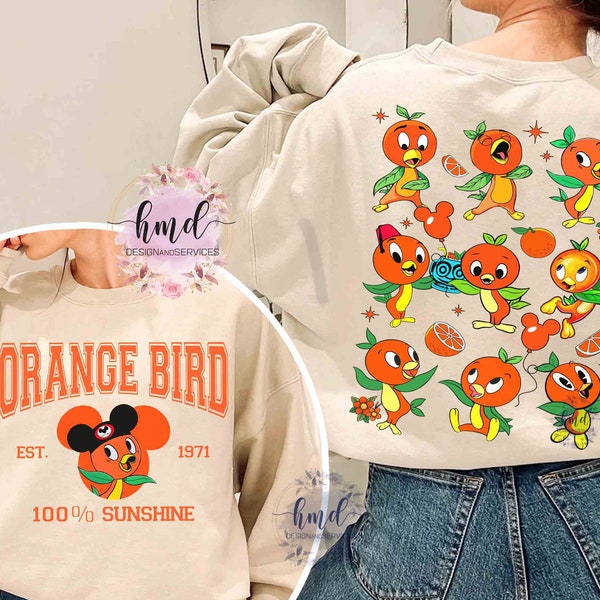 Two-Sided Little Orange Bird Hello Sunshine 1971 Shirt, Disney Epcot Flower & Garden Festival 2024 Tee, WDW Disneyland Family Vacation Gift