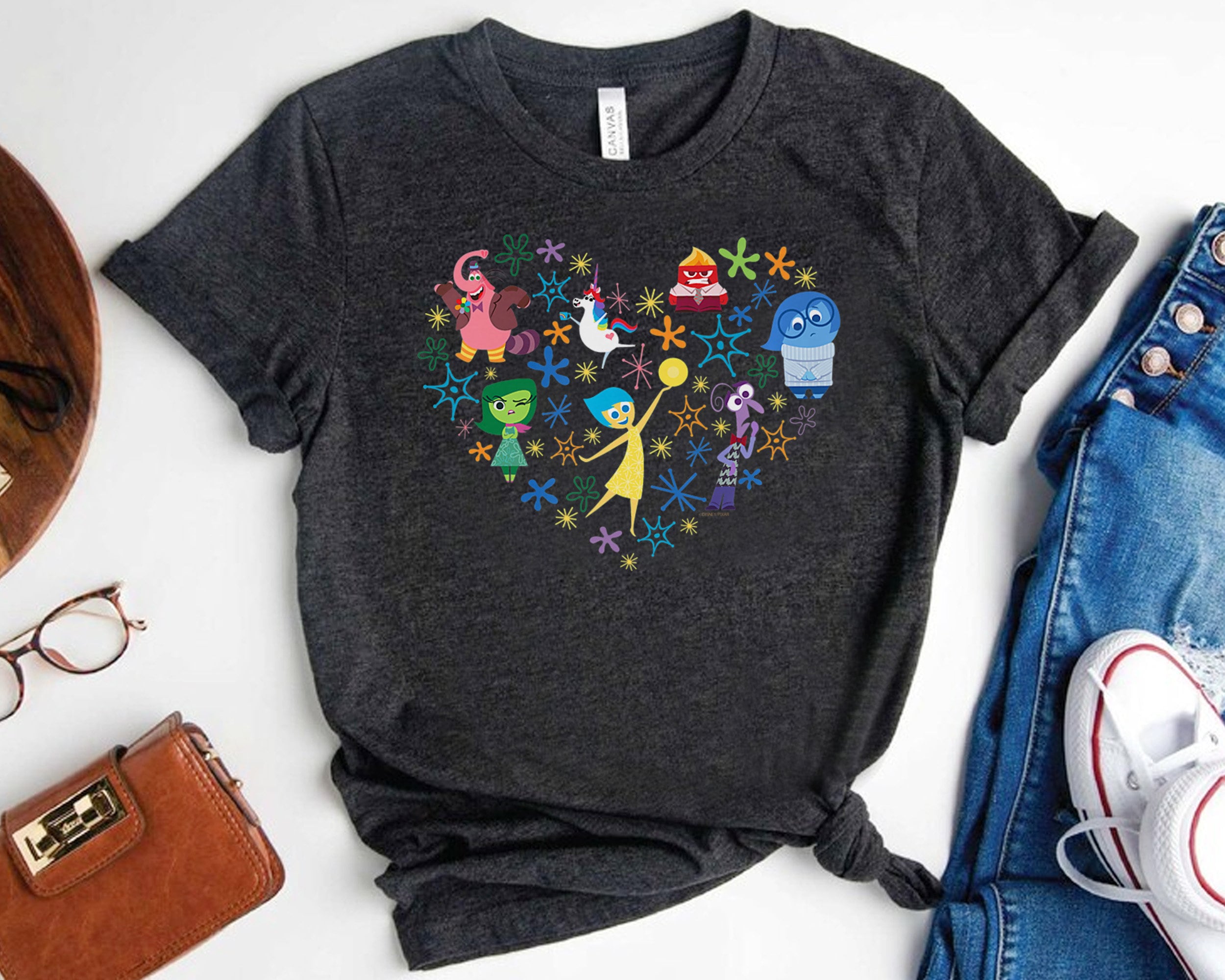 Disney and Pixars Inside Out Emotions Heart Shirt sold by JeanZ | SKU ...