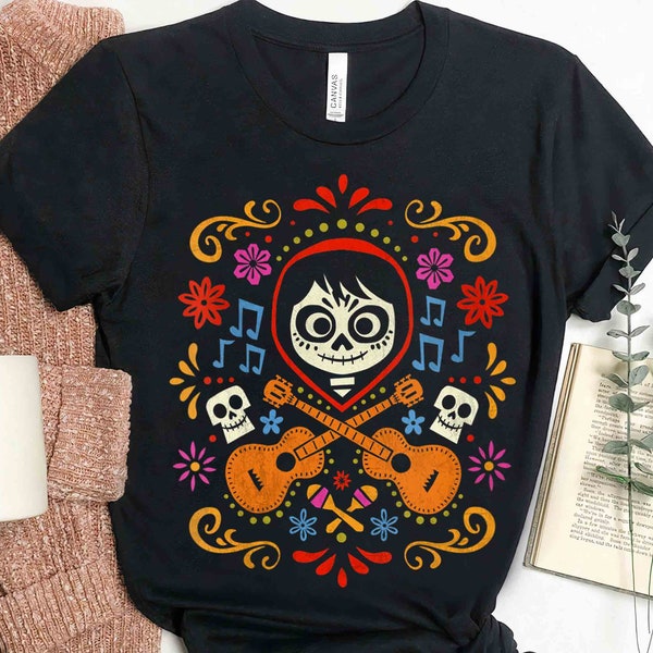 Disney Pixar Coco Musical Miguel Shirt, Disneyland Vacation Holiday Trip Unisex T-shirt Family Birthday Gift Adult Kid Toddler Tee