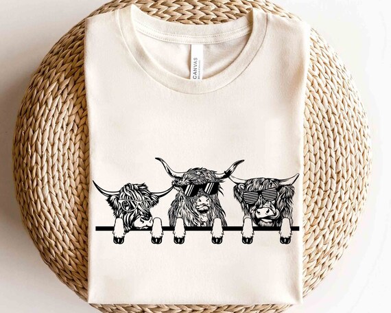 Highland Cow Shirt - Highland Cattle Shirt - Cow Shirt Highland Cow Shirt - Highland Cattle Shirt - Cow Shirt