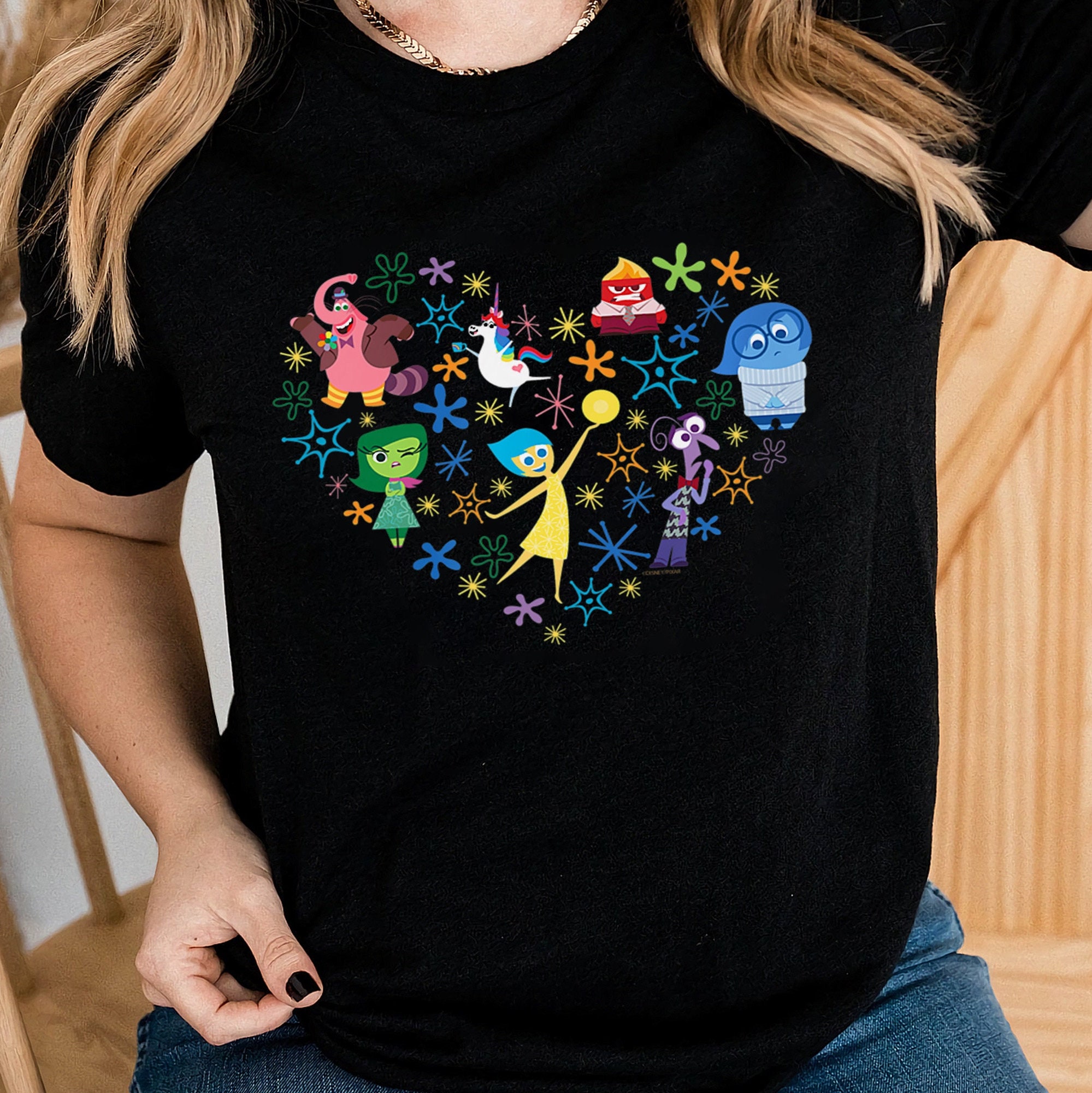 Disney and Pixars Inside Out Emotions Heart Shirt