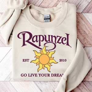 Disney Tangled Rapunzel Go Live Your Dream Shirt, WDW Magic Kingdom Holiday Trip Unisex T-shirt Family Birthday Gift Adult Kid Toddler Tee