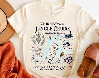 Disney Jungle Cruise World Famous Excursions Departing Daily Shirt, Magic Kingdom Unisex T-shirt Family Birthday Gift Adult Kid Toddler Tee