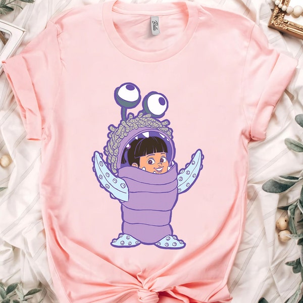 Cute Disney and Pixar’s Monsters, Inc. Boo Pink Shirt, Disneyland Vacation Trip, Unisex T-shirt Family Birthday Gift Adult Kid Toddler Tee