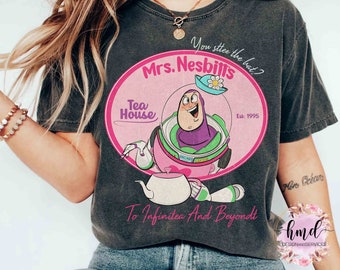Buzz Lightyear Mrs Nesbitt’s Tea House To Infinity And Beyond Shirt, Disney Toy Story Tee, Magic Kingdom Disneyland Family Vacation Gift