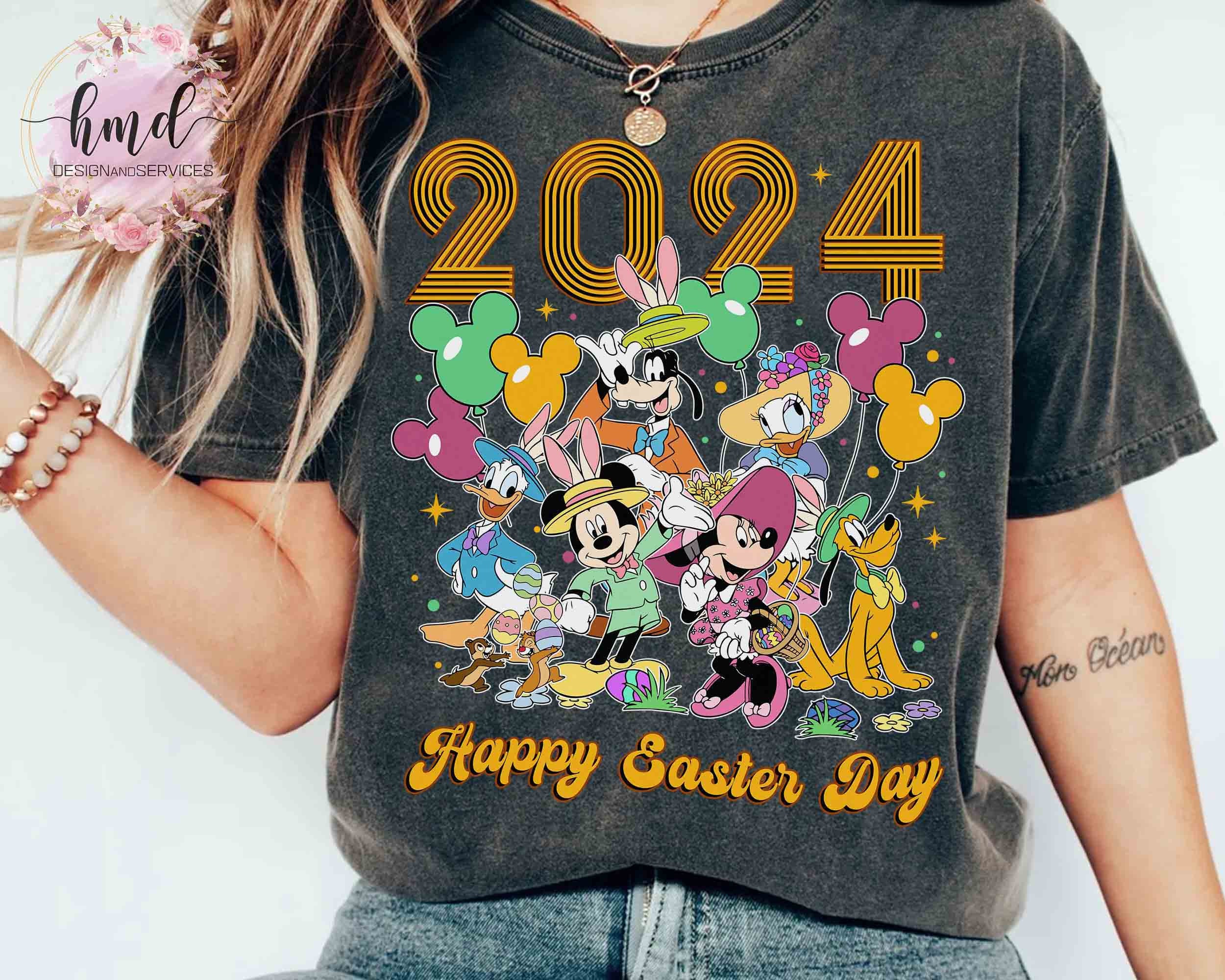 Mickey and Friends Happy Easter Day Shirt, Disney Easter Shirt