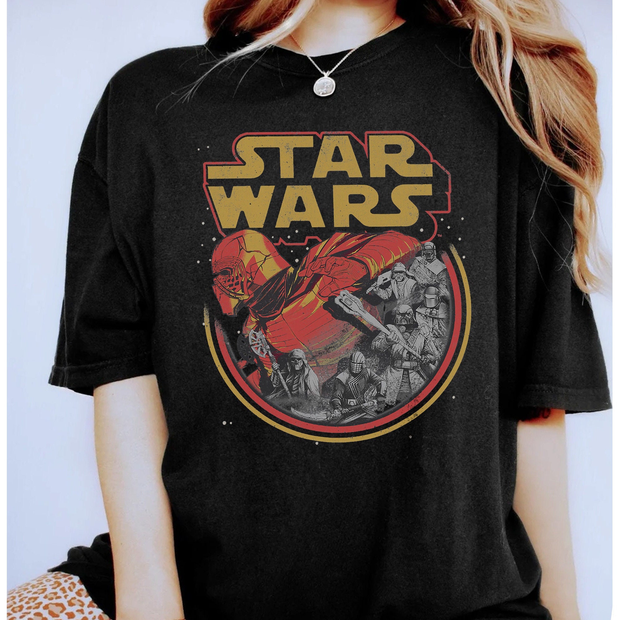 Ren Ren of Knights Birthday Online Unisex Adult Toddler Rise 90s Skywalker in Star Gift Shirt, T-shirt of Tee Family - Kylo Vintage Retro India Kid Etsy the Buy Wars
