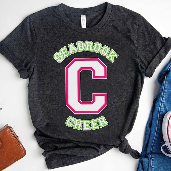 Disney Zombies Seabrook Cheer Letter C Logo Shirt, Disneyland Vacation Trip Unisex T-shirt Family Birthday Gift Adult Kid Toddler Tee